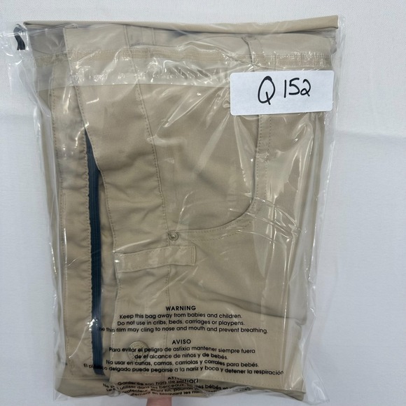 Brooks Brothers Performance Tech Pants Mens 38x32 Tan Golf Wicking Stretch - Picture 7 of 9